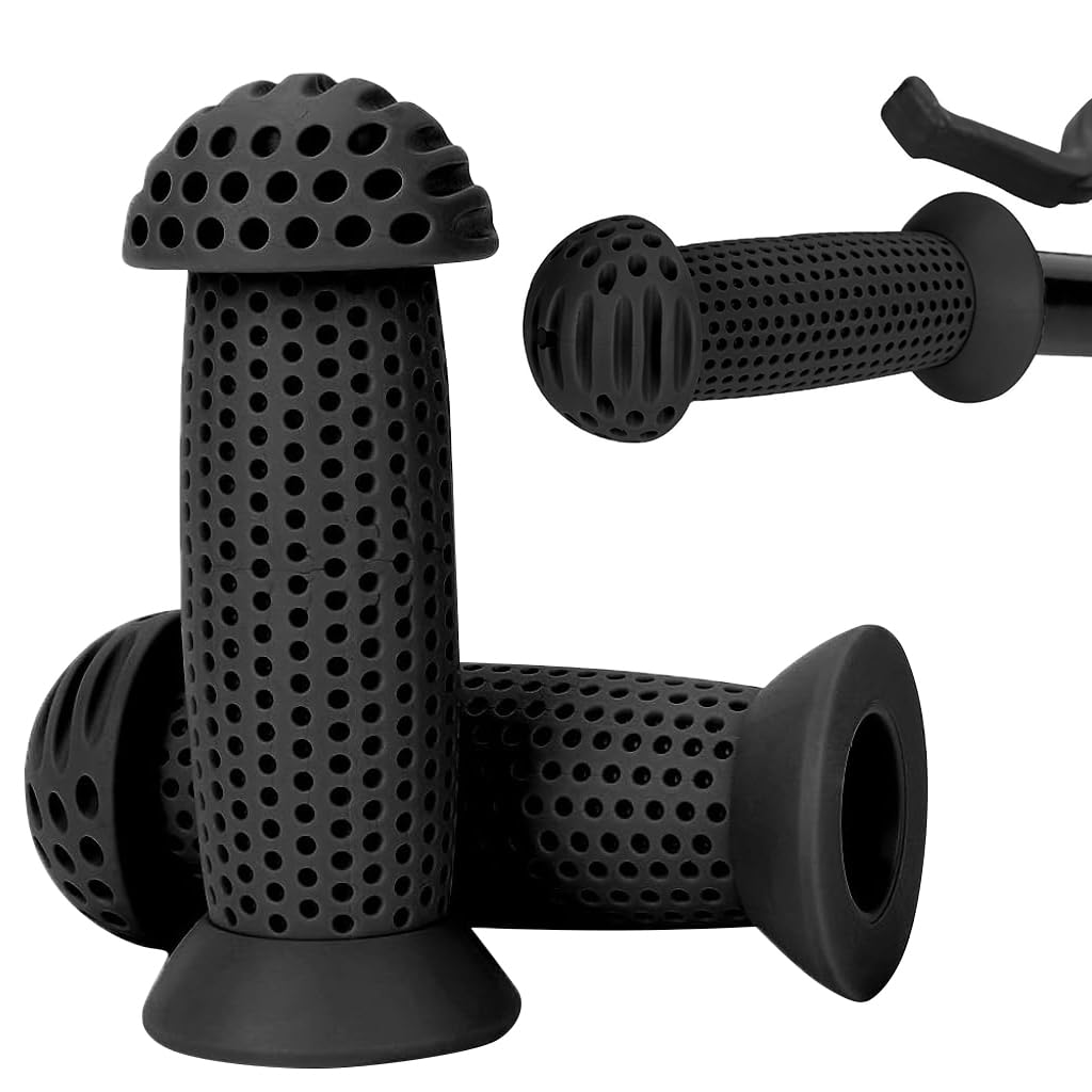 Proberos Kids Bike Handle Grip 3.9 inches Soft Silicone Grip Sleeve Cover Porous Silicone Anti-slip Grip Universal Children's Bicycle Grips for Scooter, Tricycle, Children's Balance Bike Proberos Kids Bike Handle Grip 3.9 inches Soft Silicone Grip Sleeve Cover Porous Silicone Anti-slip Grip Universal Children's Bicycle Grips for Scooter, Tricycle, Children's Balance Bike